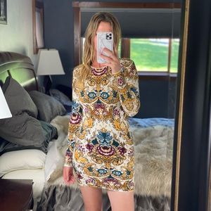 Torn by Ronny Kobo Mammie Parisian Dress, Medium